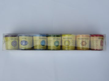 7 Chakra Candle Set - with Essential Oils