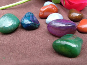 Agate Coloured Tumble Stone