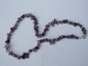 Amethyst 20 inch Gemchip Necklace