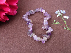 Amethyst Gemchip Bracelet