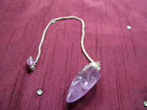 Amethyst Long Drop Pendulum