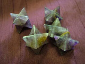 Amethyst Merkaba Star