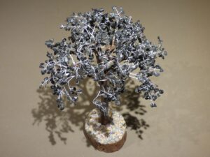 Black Leaves Agate Gem Tree approx 45 cm high