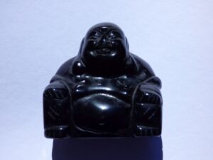 Black Obsidian Buddha
