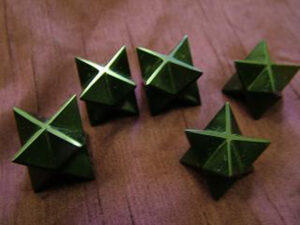 Black Obsidian Merkaba Star