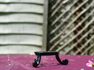 Black Plastic Egg / Sphere Stand