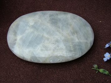 Blue Calcite Palm Stone