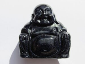 Blue Goldstone Buddha