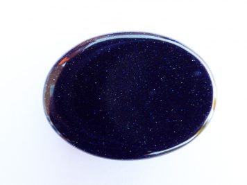 Blue Goldstone Thumb Stone