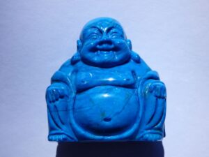 Blue Howlite Buddha