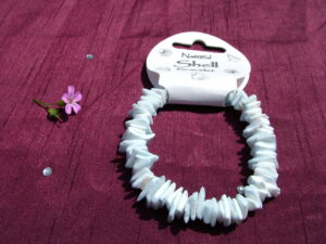 Blue Shellchip Bracelet