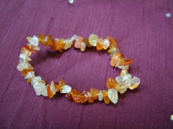 Carnelian Gemchip Bracelet