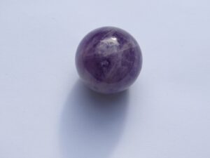 Chevron Amethyst Small Sphere 25mm