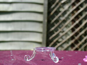 Clear Plastic Egg / Sphere Stand