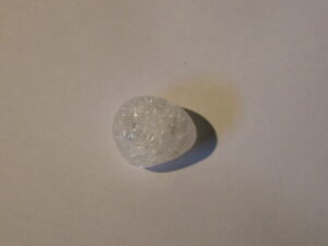Crackle Quartz Drilled Tumble Stone