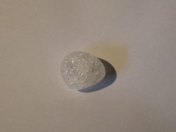 Crackle Quartz Drilled Tumble Stone