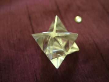 Crystal Quartz Merkaba Star