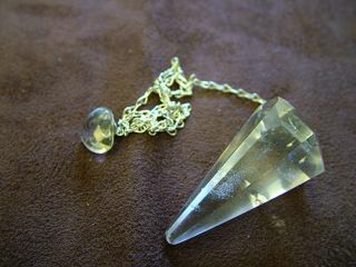 Crystal Quartz Pendulum (order code CQBF)