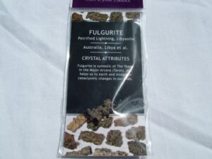 Fulgarite (Petrified Lightning, Libyanite) Pack A