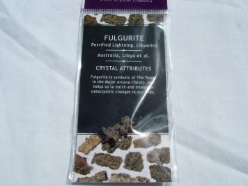 Fulgarite (Petrified Lightning, Libyanite) Pack A