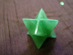 Green Aventurine Merkaba Star