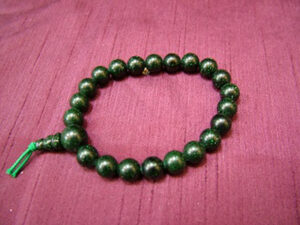 Green Goldstone Powerbead Bracelet