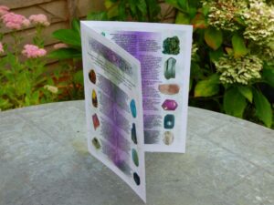 A5 Healing Crystals Leaflet / Chart