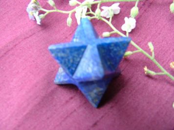 Lapis Lazuli Merkaba Star