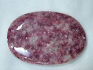 Lepidolite Palm Stone