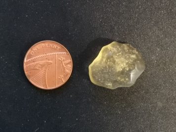 Libyan Glass Tektite specimen 1