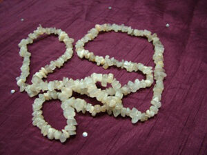 Moonstone 35 inch Gemchip Necklace