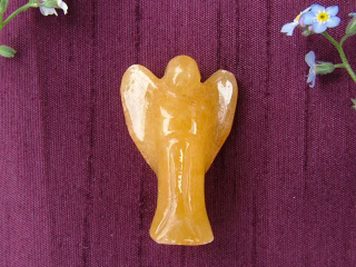 Orange Calcite Small Angel