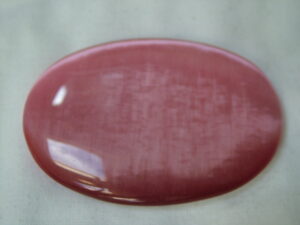 Pink Cat's Eye Palm Stone