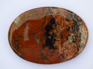 Poppy Jasper Palm Stone