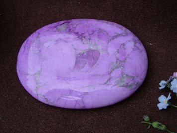 Purple Howlite Palm Stone