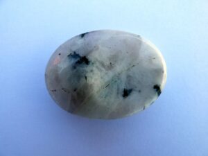 Rainbow Moonstone Thumb Stone
