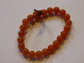 Red Aventurine Bead Bracelet
