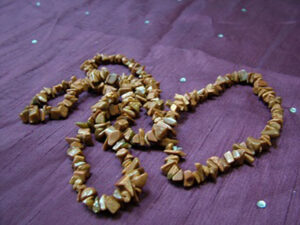 Red Goldstone 35 inch Gemchip Necklace