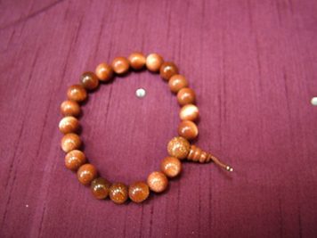 Red Goldstone Powerbead Bracelet