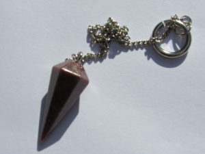 Rhodonite Pendulum