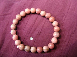 Rhodonite Bead Bracelet