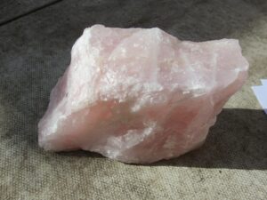 Rose Quartz Boulder 2.72 kilos