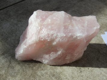 Rose Quartz Boulder 2.72 kilos