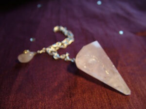 Rose Quartz Pendulum (order code RQPBF)