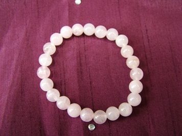 Rose Quartz Bead Bracelet