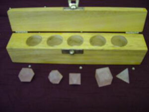 Rose Quartz Sacred Geometry Set 5 piece