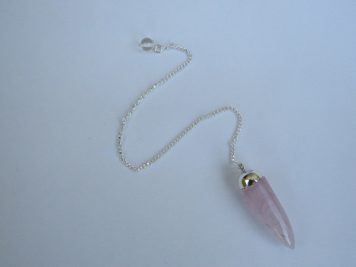Rose Quartz Short Drop Pendulum