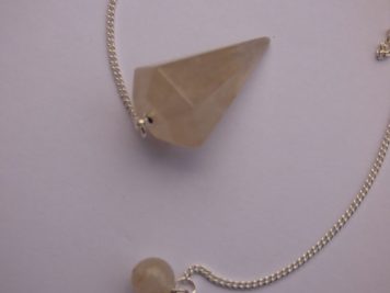 Rutilated Quartz Pendulum