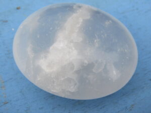 Satin Spar (Selenite) Palm Stone