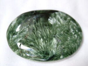 Seraphinite Palm Stone